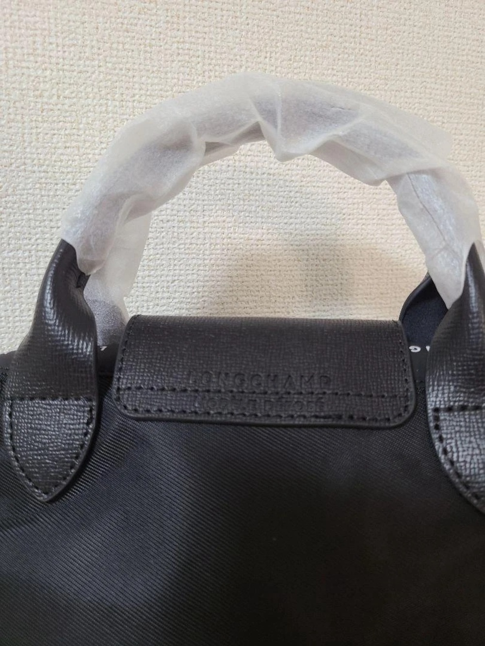 NWT Longchamp Le Pliage Energy Black Handbag Mini Pouch 2Way Crossbody Tote XS - Picture 4 of 7